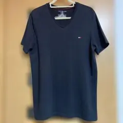 TOMMY HILFIGER VネックTシャツ 黒