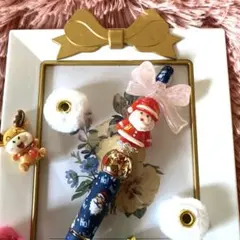 ☆サンタさんが素敵なXmasカスタムボールペン☆*↟⍋*↟