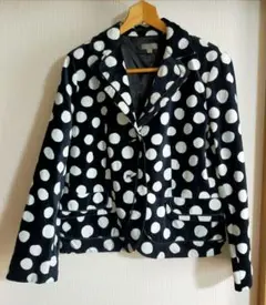 tricot COMME des GARCONS ドット黒ジャケット S - メルカリ