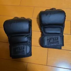 TRAN オープンフィンガーグローブ ブラック　Mサイズ