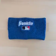 【Franklin】 MLBリストバンド 青