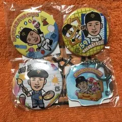 読売ジャイアンツ 若林楽人 缶バッジ アクリルキーホルダー