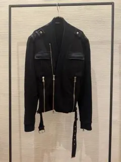 BALMAIN バルマン 本革 羊革 ラムレザー テーラードジャケット M 美品】BALMAIN / バルマン ラムレザー/羊革 テーラードジャケット