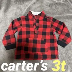 carter’s カーターズ 3t チェック フリース