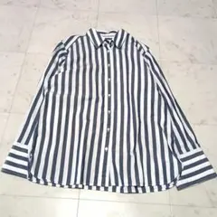 SLOBE IENA スローブイエナ ストライプ柄 コットン 長袖 シャツ