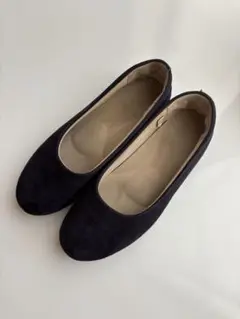 無印良品　スエード バレエシューズ