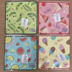 新品　ビーンズ　ピザ　スイカ　アイスクリーム　ヤップ　豆タオル　ミニタオル