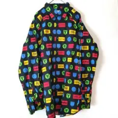 vintage ENRICO COVERI ヴィンテージ 90s 総柄シャツ