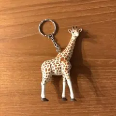 キリン キーホルダー アニマルキーリング チャーム HERE by DETAIL
