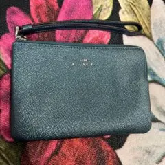 COACH コーチ リストレット ポーチ グリーン