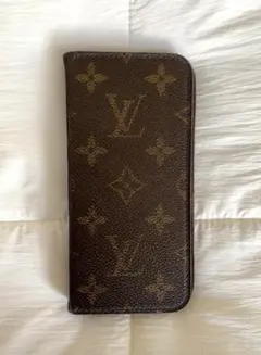ルイヴィトン スマホケース iPhone X XS イニシャルなし 手帳型