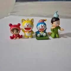 ドラえもん 50周年 テトラフィビッツ マスコット7種 ＋ ブリキ缶