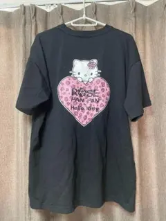 ローズファンファン　ハローキティ　Tシャツ　ヒョウ柄