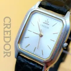 良品 SEIKO クレドール レディース 腕時計 ゴールド スクエア 稼働品のサムネイル