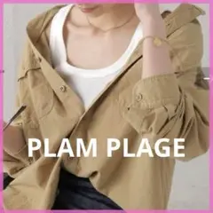 セール✨ PLAM PLAGE 白 タンクトップ ノースリーブ Fサイズ リブ