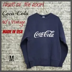 《激レア！》★90'sビンテージ！《USA製》【コカ・コーラ】ネイビー！スエット