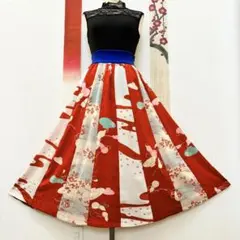 031❇︎圧巻34枚ハギ 浴衣リメイク 贅沢パッチワーク ロングスカート＆ストール 031❇︎圧巻34枚ハギ 浴衣リメイク 贅沢パッチワーク ロングスカート
