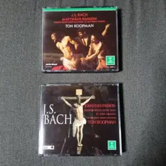 J.S.バッハ　マタイ受難曲　ヨハネ受難曲　コープマン【CD５枚組】