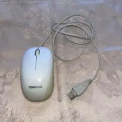 TOSHIBA USB有線マウス ホワイト