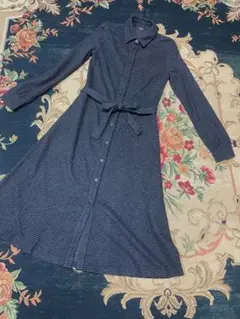 未使用級　マックスマーラ　ロングワンピース　モザイク調✨　綿100%　ポケット付 MAXMARA WEEKEND LINE MAX MARA ウィークエンド マックスマーラ