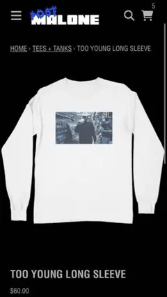 Post Malone ロングスリーブTシャツ Lサイズ