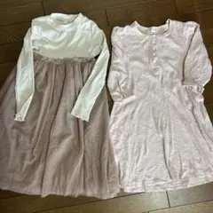 ワンピース 120 2点セット　春服