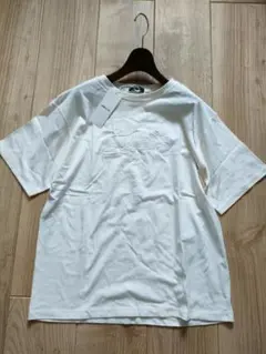 新品　コムサイズム　レース刺しゅう Ｔシャツ　7号　アイボリー