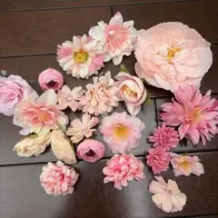 造花 アートフラワー ピンク系 花材セット