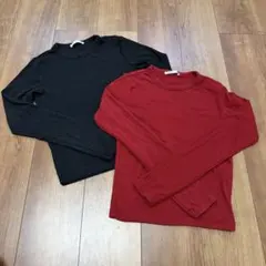 ZARA コットンモダールロングスリーブTシャツ