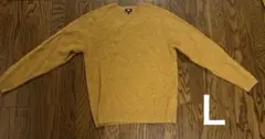 UNIQLO マスタード セーター Lサイズ　ウール100%