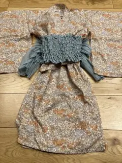 PAIRMANON 花柄 キッズ 浴衣