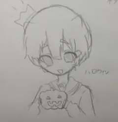 手描きイラスト ハロウィン ネタイラスト