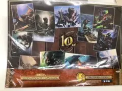 一番くじ　モンハン　10thアニバーサリー　￼F賞　ビジュアルマット&ステッカー