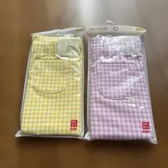 UNIQLO チェック柄レギンス 2枚セット 100