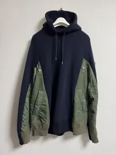sacai Sponge Sweat x Nylon Twill NAVY 3のサムネイル
