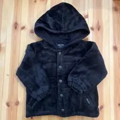 COMME CA ISM 黒 フード付きジャケット 100A