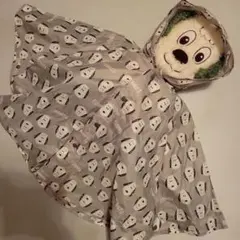 レトロスヌーピー柄のポンチョ　レインコート80～95センチ