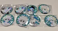 HUNTER×HUNTER オールスター缶バッジ　ゴン　キルア　クラピカ　ヒソカ