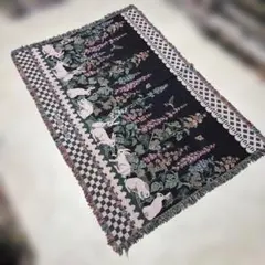 花　果物　マルチカバー　ソファカバー　ヴィンテージラグ　173x116 花 果物 マルチカバー ソファカバー ヴィンテージラグ 173x116 - メルカリ