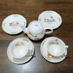 SANGO くまのプーさん レトロティーセット　ポット6点セット SANGO くまのプーさん レトロティーセット ポット6点セット