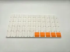 17mm狭キーピッチ　キーキャプ FitCap2 50個セット