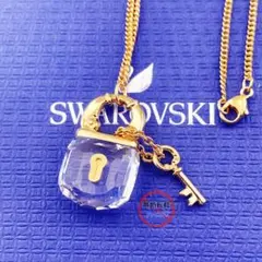 極美品✨スワロフスキー ネックレス 鳥かご バード クリア クリスタル