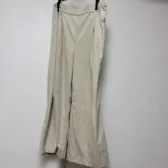 【ロペピクニック】クリーム色 ワイドパンツ ポリエステル製　36