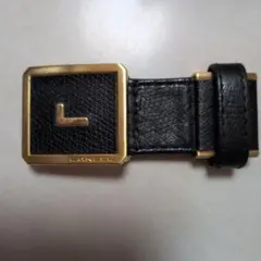 LANCEL ベルト バックル ゴールド ブラックのサムネイル