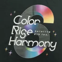 ホロライブ 6th fes. 公式ライブTシャツ ブラック L 出演キャスト名入