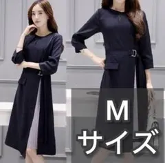 ワンピース ワンピ プリーツスカート 卒業式 卒園式 ロング丈 着痩せ