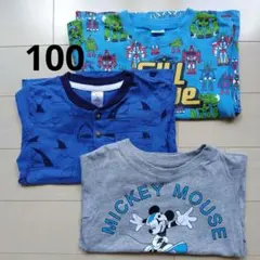 ユニクロ　カーターズ　男の子　半袖Tシャツ　3枚まとめ売り　100