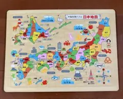 木製日本地図パズル