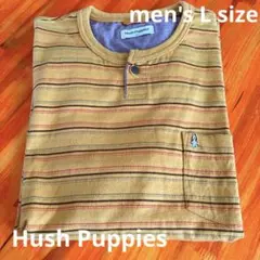 値下げ❣️メンズL 半袖Tシャツ　マスターイエロー　　ハッシュパピー