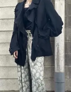 明日まで！FUMIE=TANAKA / サイド エンブロイダリー パンツ - メルカリ